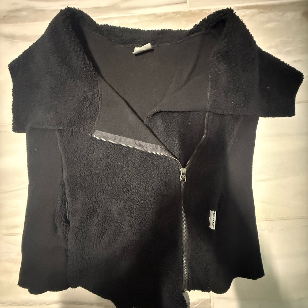 HEAD Black Fluffy Vest